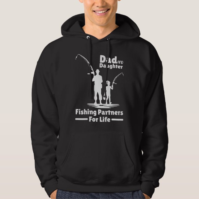 Fishing Fisherman Fisher Bass Lake Life Fisher Sea Hoodie (Front)