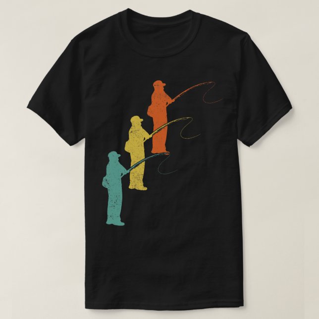 Fishing Fisherman Fisher T-Shirt (Design Front)