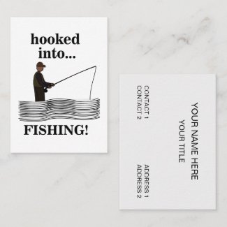 Fishing Fisherman Fishing Tackle Shop Business Card