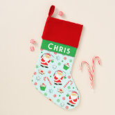 Funny Fishing Words for a Fisherman Small Christmas Stocking