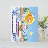 Fishing, Fisherman - Personalized Cartoon (Standing Front)