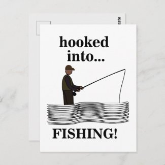 Fishing Fisherman Postcard
