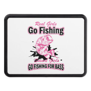 Fishing, Fisherwoman, Place, Fishing, Fish Shirt Hitch Cover
