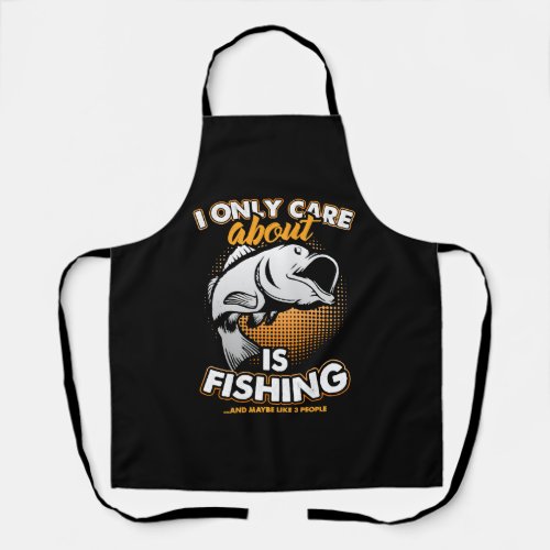 Fishing fishing fishing chopping fishing hat lake  apron