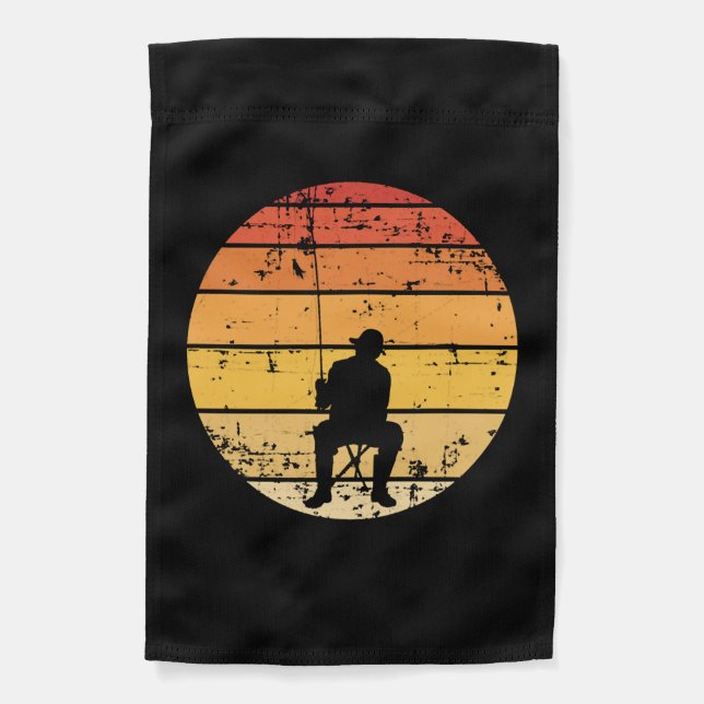 Fishing fishing fishing hat garden flag (Front)