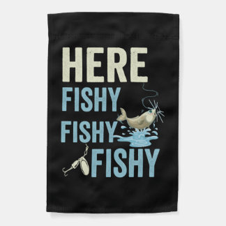 fishing fishing is my fishy fishy fishing garden flag
