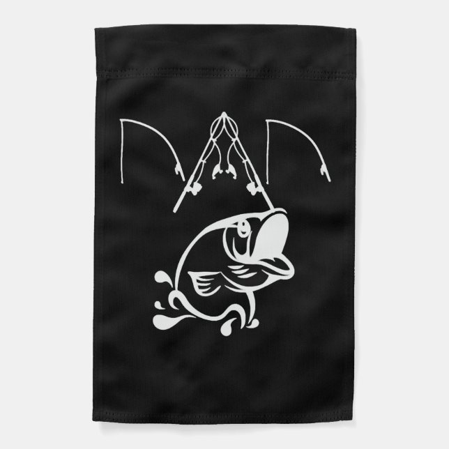 Fishing Fishing lake Garden Flag (Front)