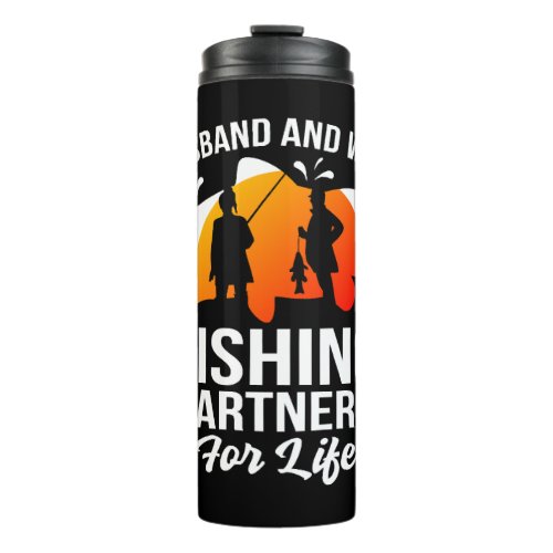 Fishing _ fishing partners _ shirt thermal tumbler