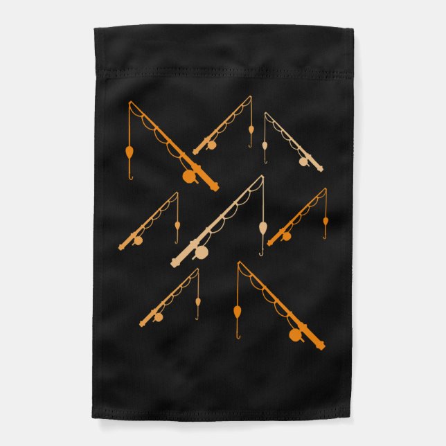 Fishing Fishing Rod  Garden Flag (Front)