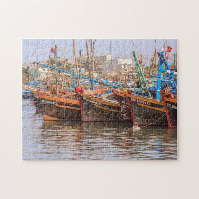 Fishing fleet jigsaw puzzle (Horizontal)