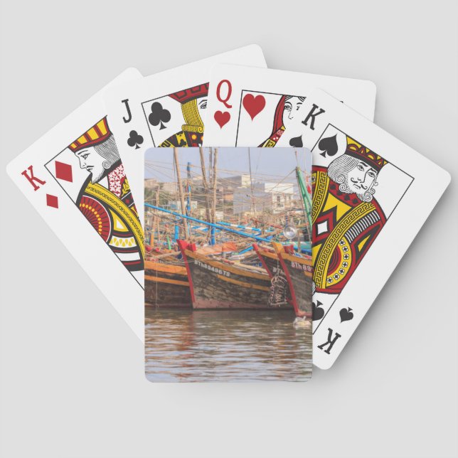 Fishing fleet poker cards (Back)