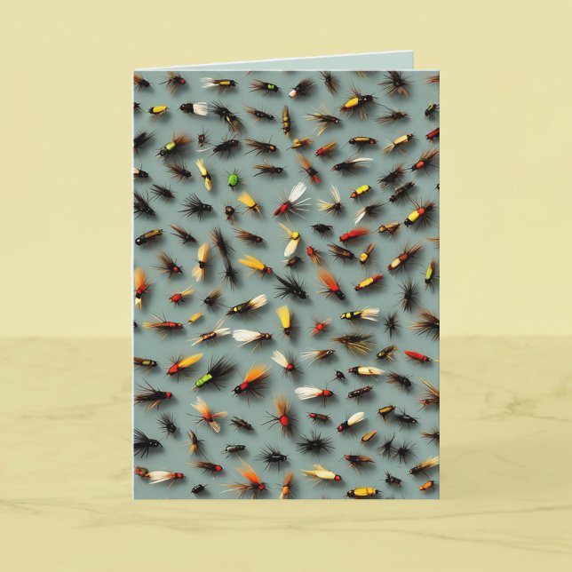 Fishing Flies - Happy Fathers Day  Card (Creator Uploaded)