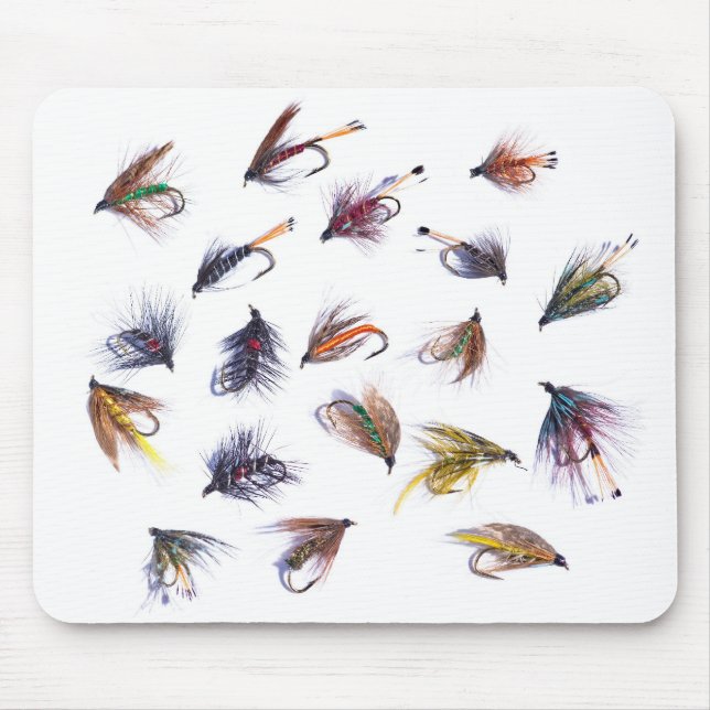 fishing flies mouse pad (Front)