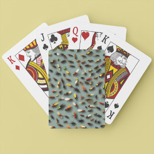 Fishing Flies Poker Cards