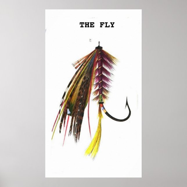 fishing fly poster (Front)