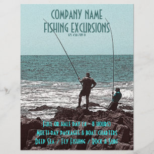 Fishing flyers - customizable