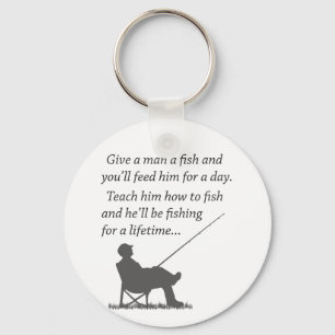Fishing for a Lifetime Keychain