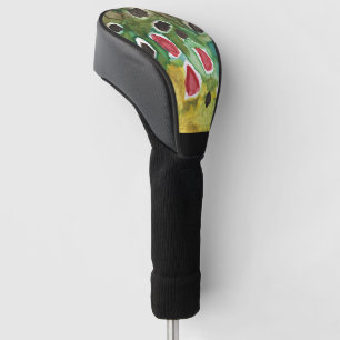Fishing for Brown Trout Golf Head Cover