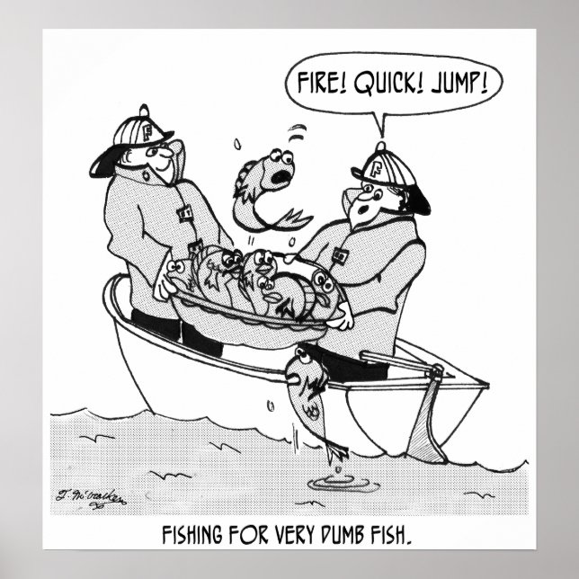 Fishing For Dumb Fish Poster (Front)