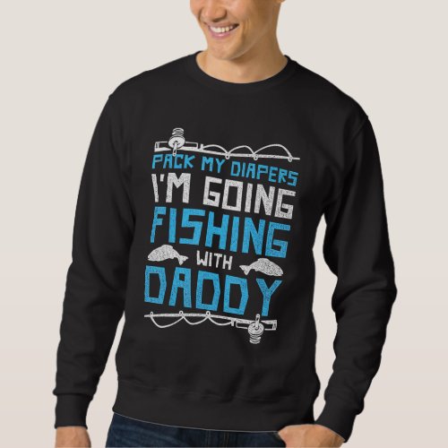 Fishing For Father And Son Fish Fisherman Partnerl Sweatshirt