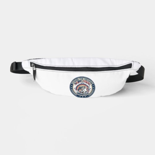 Fishing For Freedom Patriotic Patriotic Hobby Vint Fanny Pack