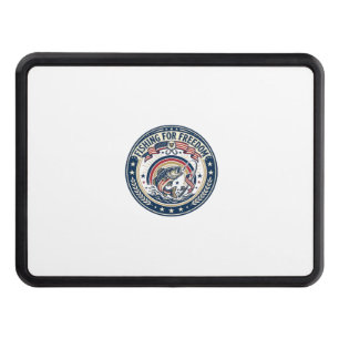 Fishing For Freedom Patriotic Patriotic Hobby Vint Hitch Cover