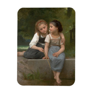 Fishing For Frogs by William-Adolphe Bouguereau Magnet