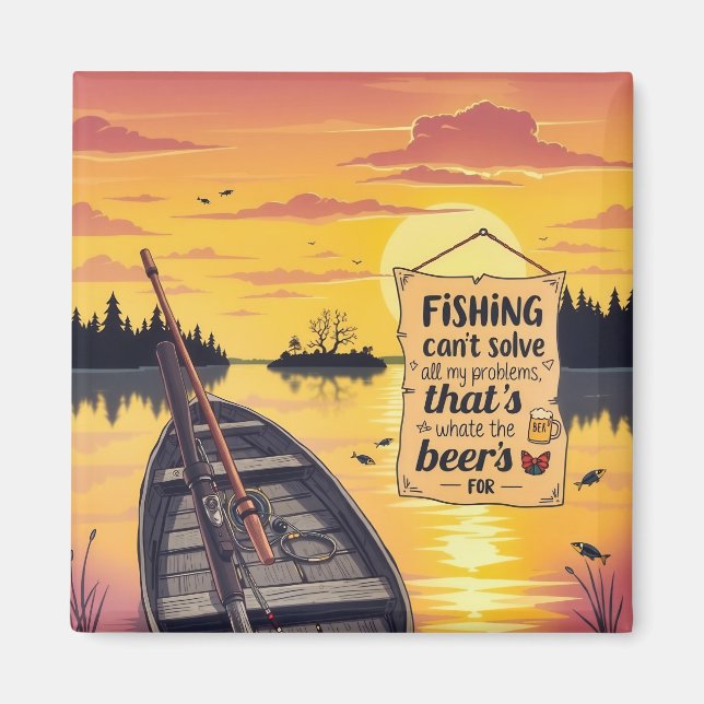 Fishing for Fun Magnet (Front)
