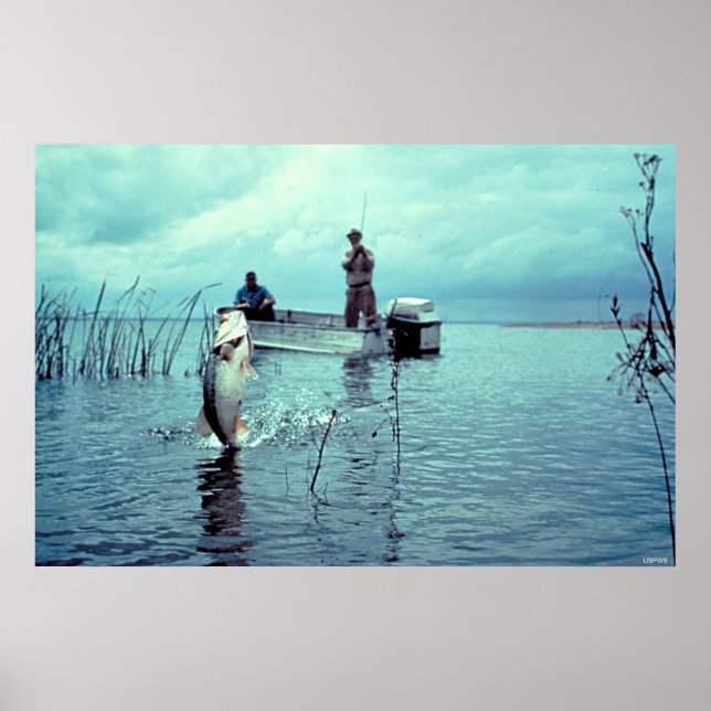 Fishing for Large Mouth Bass Poster (Front)