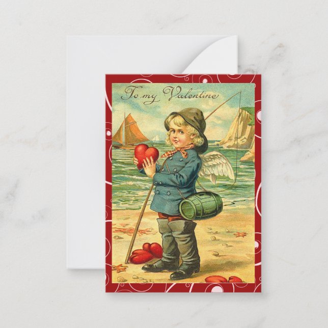 Fishing for Love Valentine Love Notes (Front)