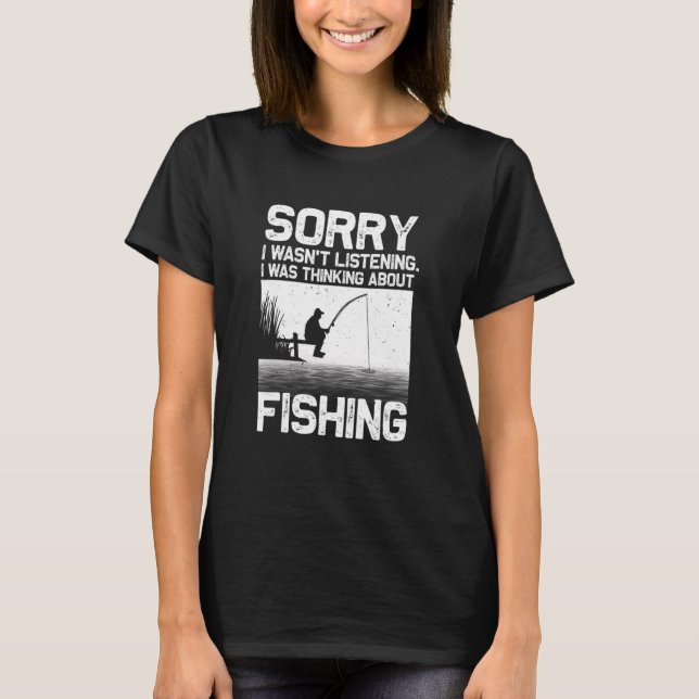 Fishing For Men Women Trout Bass Fisherman Vacatio T-Shirt (Front)