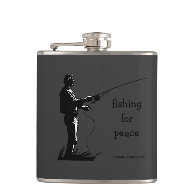 fishing for peace flask (Front)