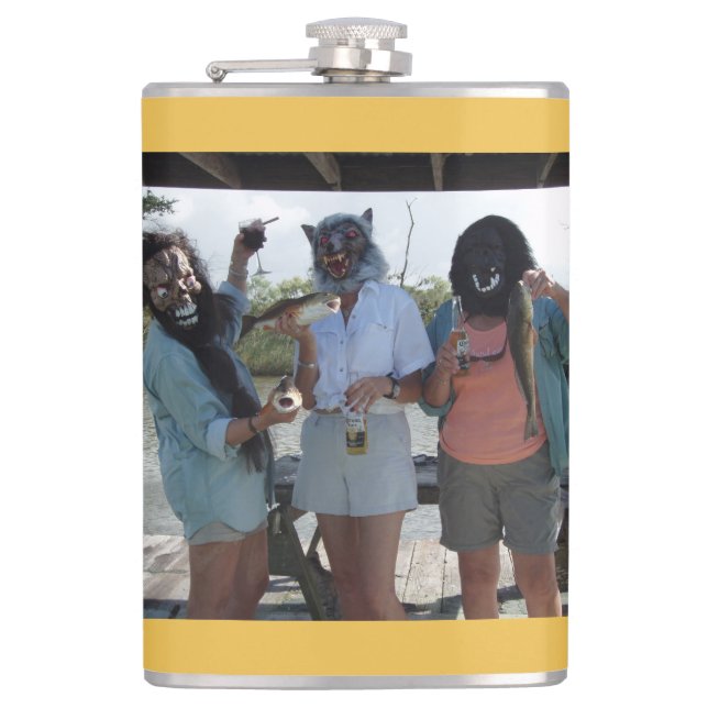 Fishing for Reds Flask (Front)