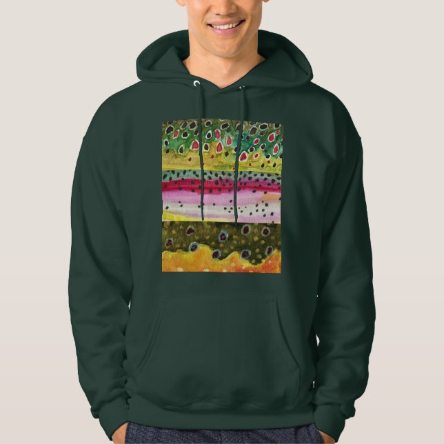 Fishing for Trout Hoodie (Front)