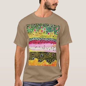 Fishing For Trout T-shirt by TroutWhiskers at Zazzle