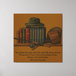 Fishing for Understanding  Canvas Print