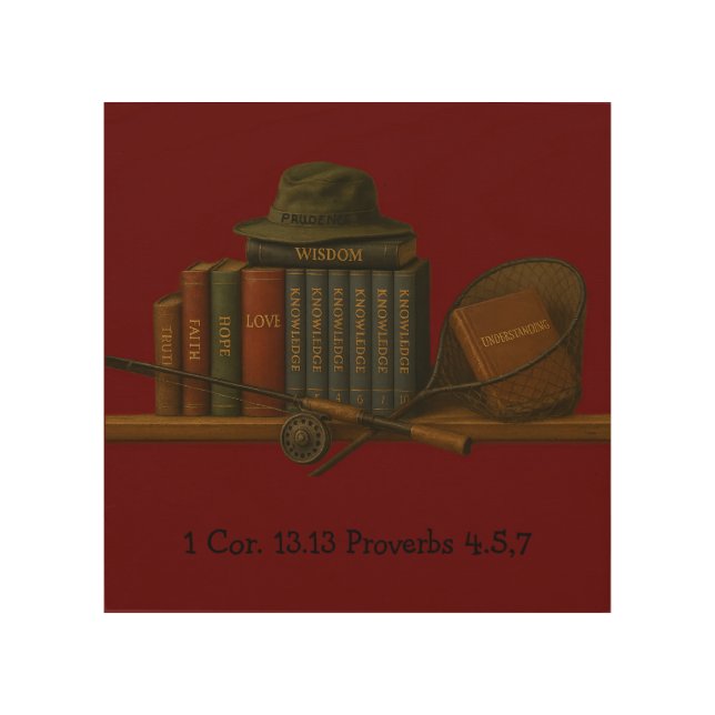 Fishing for Understanding  Wood Wall Art (Front)