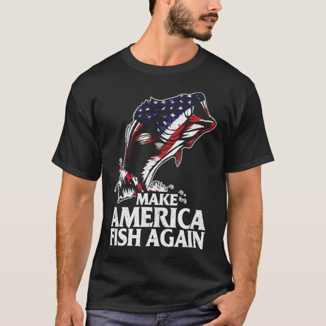 Fishing  for Usa T-Shirt (Front)