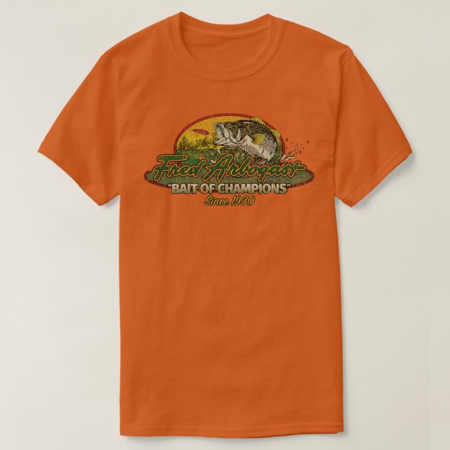 Fishing Fred Arbogast Bass Lures 1930  T-Shirt (Design Front)