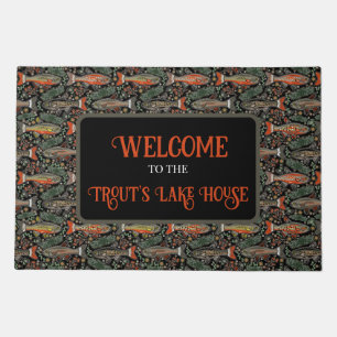 Fishing Freshwater Fish Stylish Design Lake Living Doormat