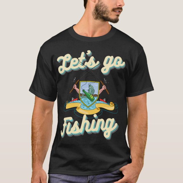 Fishing Funny Evolution of Man T-Shirt (Front)