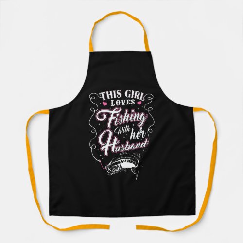 Fishing Funny Fisher Girl Apron