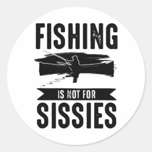 Fishing Funny Fishing Saying Classic Round Sticker