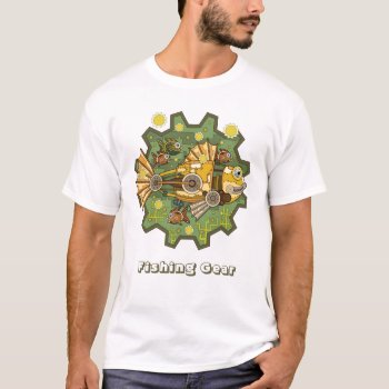 Fishing Gear  Funny Fisherman's T-shirt by PicturesByDesign at Zazzle