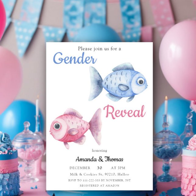 Fishing Gender Reveal Invitation (Creator Uploaded)