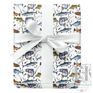 Fishing Gift Wrapping Paper