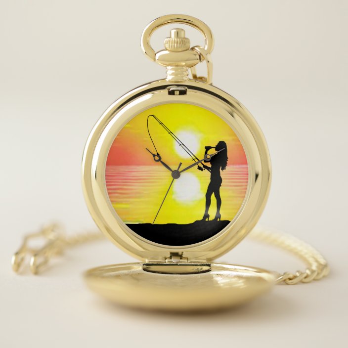 fishing pocket watch