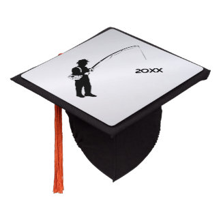 Fishing Graduation Cap Topper