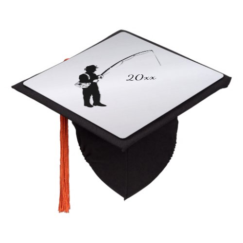 Fishing Graduation Cap Topper