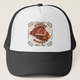 Grandpas Lucky Fishing Hat, Pike and Perch, Zazzle